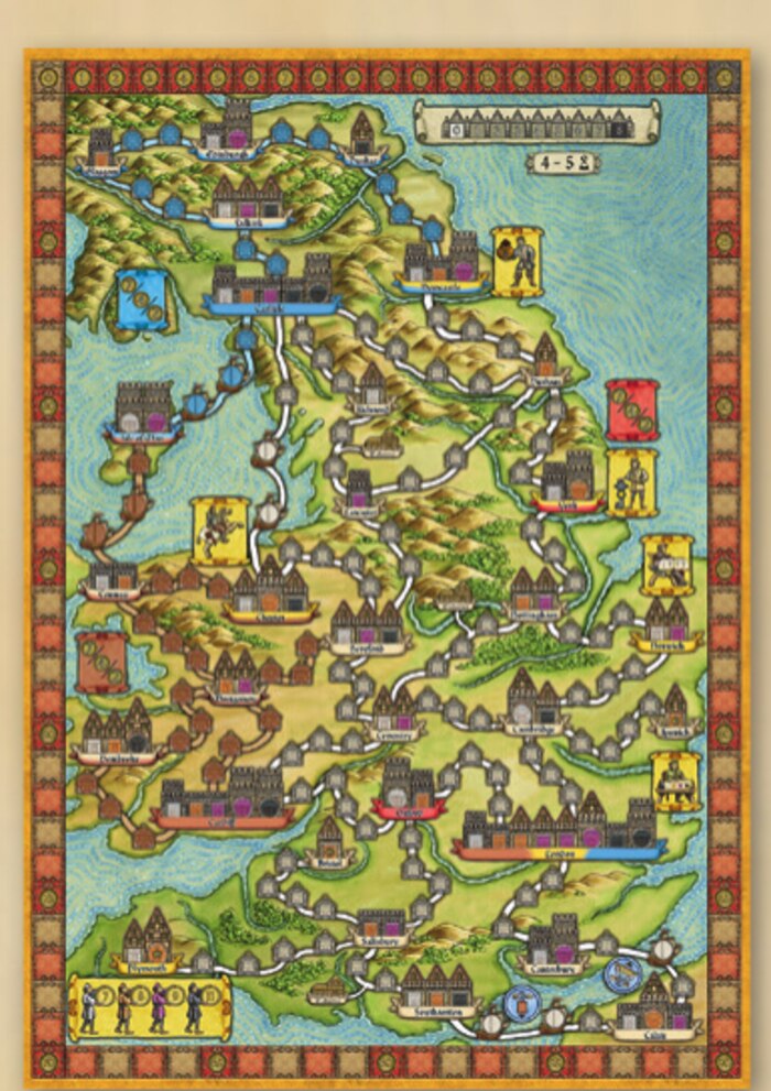 The Britannia game board